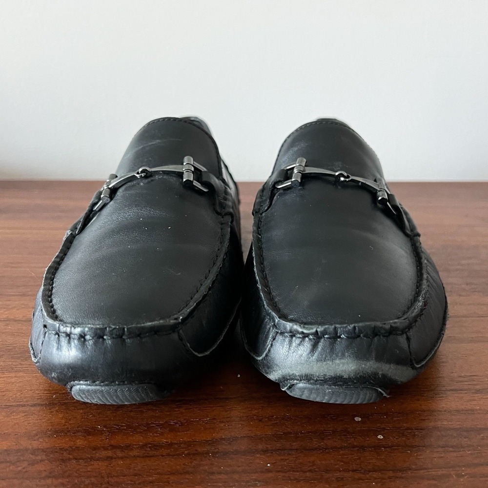 Cole Haan Wyatt Bit Driving Loafer Black Leather Mens Size 10.5M Luxury Classy - Picture 5 of 9